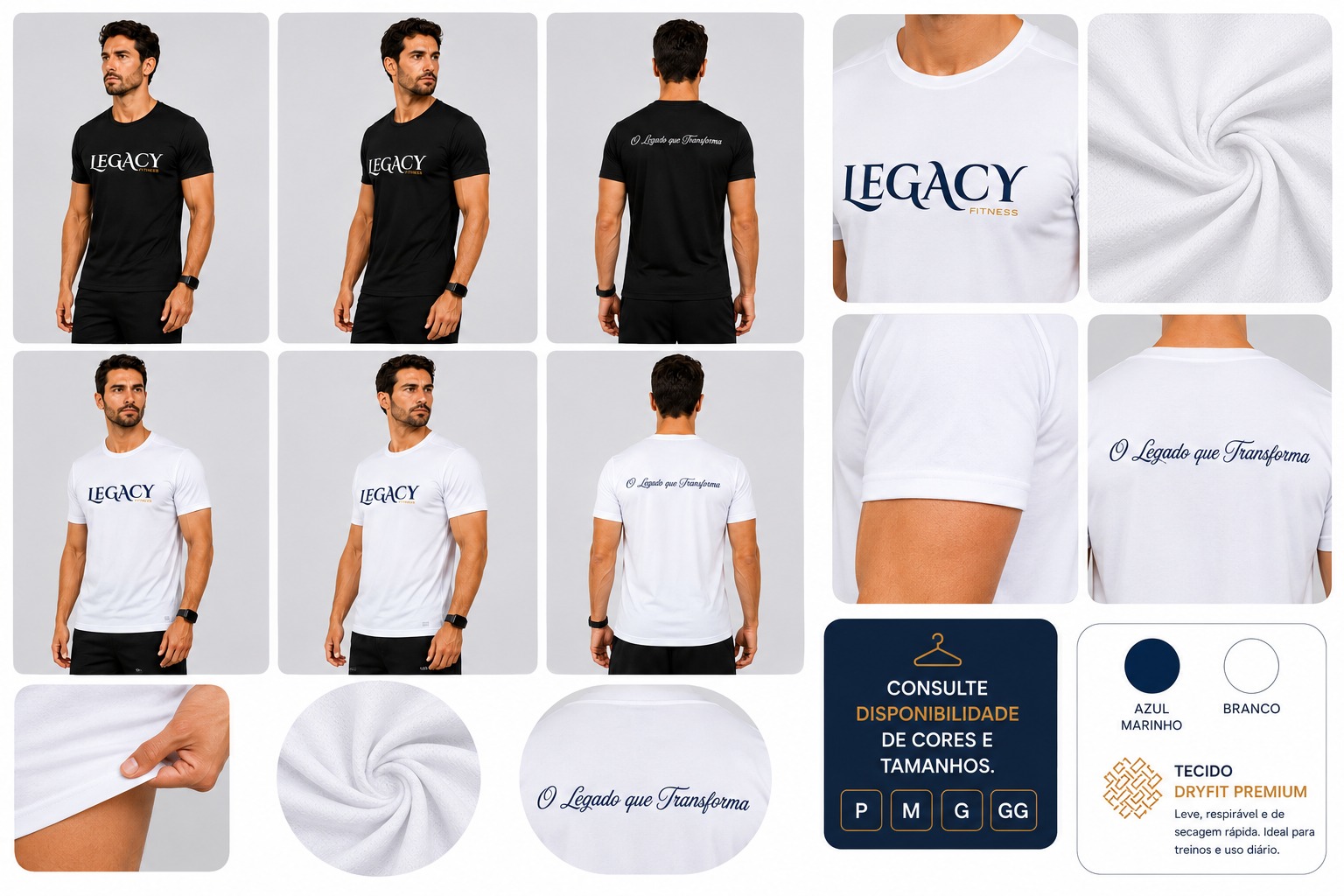Camiseta Dryfit Masculina Legacy